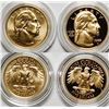 Image 1 : G. Washington 1999 Bicenternnial Proof and Uncirc $5 Set