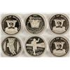 Image 1 : U of WA Husky Football Centennial Silver Medallions - Set of 3