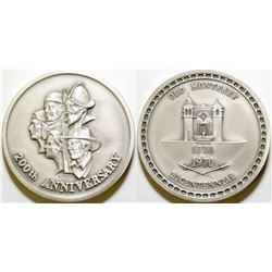Old Monterey Bicentennial Silver Medal - MACo