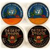 Image 1 : Operation "Desert Storm" Silver Medallions - Set of 2 Enameled