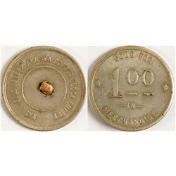 Copper Block Buffet Gold Nugget Token