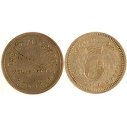 F. G. McCoy Co. Territorial Token