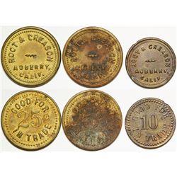 Root & Creason Tokens, Three Different
