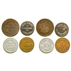 Billiard Parlor Tokens