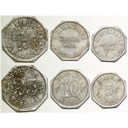 V.C. NEWCHURCH BILLARDS HALL TOKENS