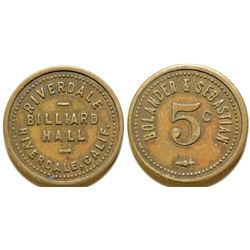 Riverdale Billiard Hall Token