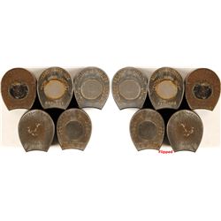 Five Bank Encased Lucky Cents