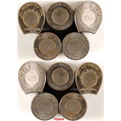 Five Virginia Encased Cent Die