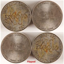 Oregon and North Dakota Medal Dies