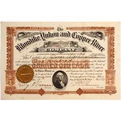 Klondike, Yukon and Copper River Company Stock