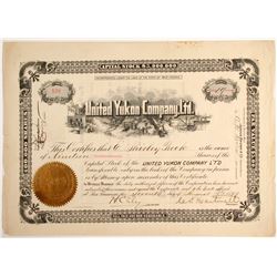 United Yukon Company, Limited, Stock