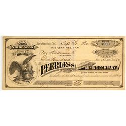 Peerless Mining Company Stock