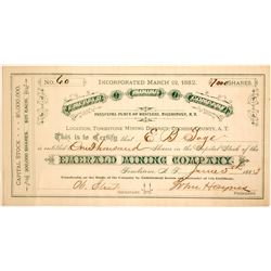 Emerald Mining Stock Issued To EB Gage