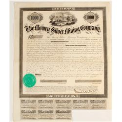 Mowry Solver Mining Company Bond signed by Mowry