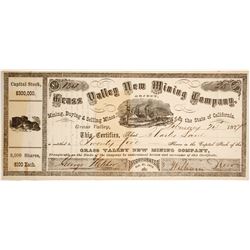 Grass Valley New Mining Company Stock