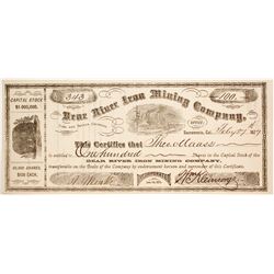 Bear River Iron Mining Company Stock