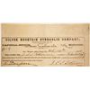 Image 1 : NUMBER 1 Silver Mountain Hydraulic Company Stock Silver Mountain, Alpine County