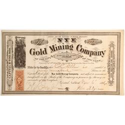 Nye Gold Mining Company Stock