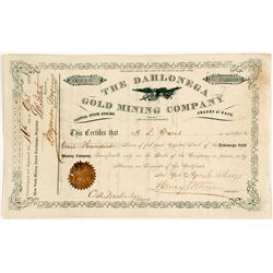 A Green Dahlonega Gold Mining Company Stock