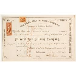 Mineral Hill Mining Company Stock