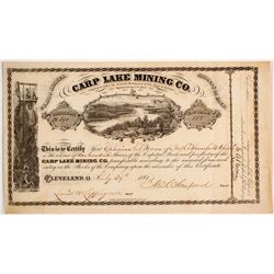 Carp Lake Mining Stock