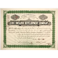 Erie-Ontario Development Stock