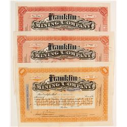 Franklin Mining Co. Stocks (3)