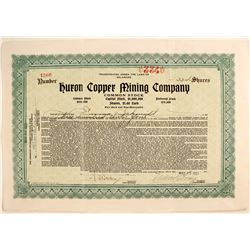 Huron Copper Mining Stock