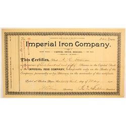 Imperial Iron Mine Stock