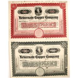 Keweenaw Copper Co. Stocks (2)