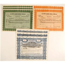 Michigan Gold and Copper Stocks (8)