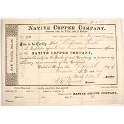 Native Copper Co. Stock
