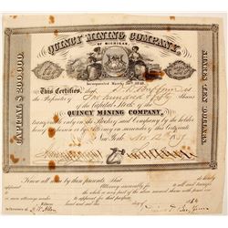 Quincy Mining Co. Stock