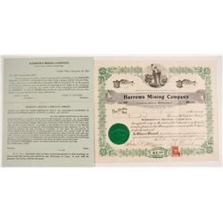 Barrows Mining Stock