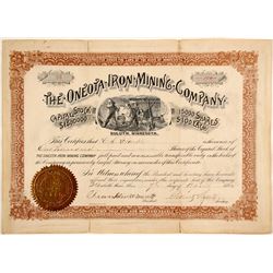 Oneota Iron Mining Stock