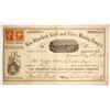 Image 1 : Gov. Stanford Gold and Silver Mining Comp'y Stock signed by Stanford as President