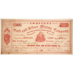 Crescent Gold & Silver Mining Company Stock
