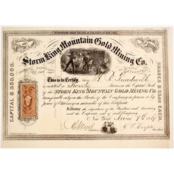 Storm King Mountain Gold Mining Company Stock