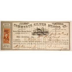 Commerce Silver Mining Company Stock