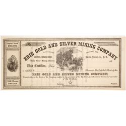 Erie Gold and Silver Mining Company Stock