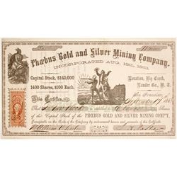 Phoebus Gold & Silver Mining Company Stock