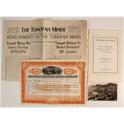 Tonopah Group of Ephemera- Four Pieces