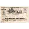 Image 1 : Wells Fargo Mining Company Stock, Virginia Mining District, Storey County - ULTRA COLLECTABLE