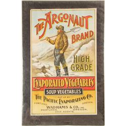 Mining Label for Box of Canned Vegatables