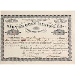 Silver Coin Mining Company Stock Certificate