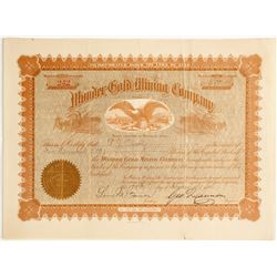 Wonder Gold Mining Company Stock
