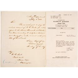 Secretary of the Navy Civil War Letter