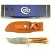 Image 1 : Colt model 45 stag grip Hunter knife
