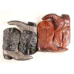 Ornate Cowboy Boots ( 2  Pairs ).