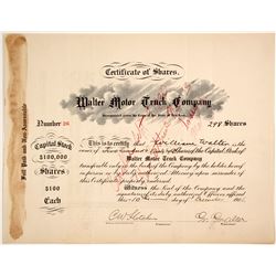 Walter Motor Truck Stock